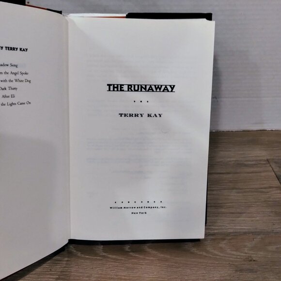 1st Print Terry Kay The Runaway 1st Edition Hardcover Book 1997 - Picture 4 of 5
